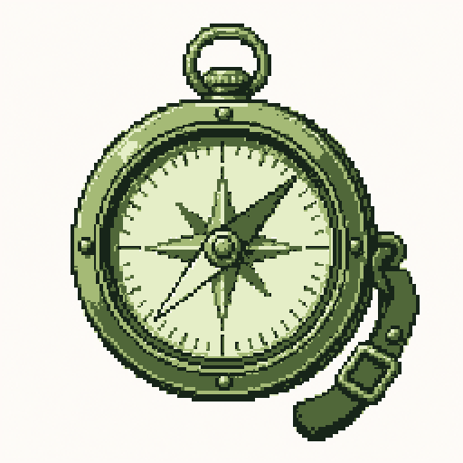 Magic Compass 256x256 pixel art template