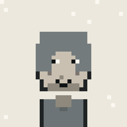 Night city 32x32 pixel art template, mono palette