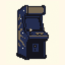 Arcade Cabinet study 64x64 pixel art by organicladybug306