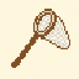 Butterfly Net study 64x64 pixel art by heavydog569