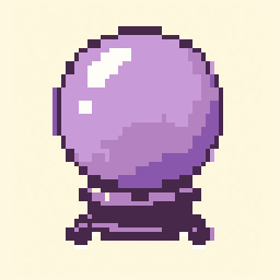 Crystal Ball study 64x64 pixel art by heavydog569