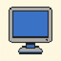 Desktop Monitor study 64x64 pixel art by purplebutterfly527