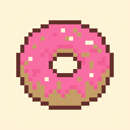 Donut study 32x32 pixel art by bigtiger663