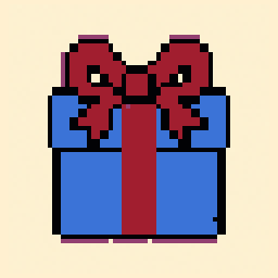 Gift Box study 64x64 pixel art by heavydog569