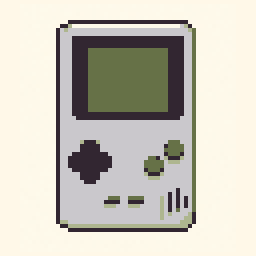 Handheld Console study 64x64 pixel art by purplefrog747