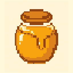 Honey Jar study 64x64 pixel art by heavydog569