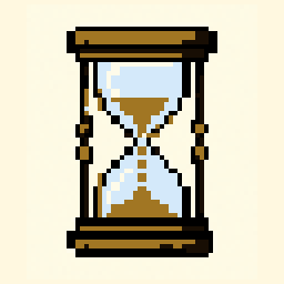 Hourglass Timer study 64x64 pixel art by heavylion523