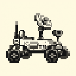 Lunar Rover study 64x64 pixel art by ticklishfish263