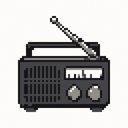 Portable Radio study 64x64 pixel art by redladybug257