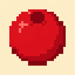 Red Berry study 32x32 pixel art by goldenmeercat959