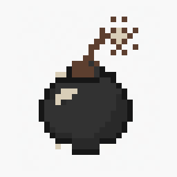 Round Bomb study 32x32 pixel art by goldenmeercat959
