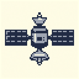 Satellite study 64x64 pixel art by organicladybug306