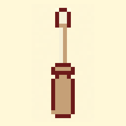 Screwdriver study 32x32 pixel art by blueswan249