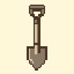 Shovel study 64x64 pixel art by angrypeacock788