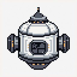 Space Station Module study 64x64 pixel art by purplebird400