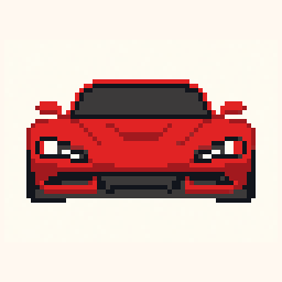 Sports Car study 64x64 pixel art by purplebutterfly527