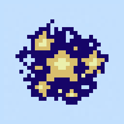 Star Cluster study 32x32 pixel art by redbutterfly957