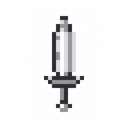 Steel Dagger study 32x32 pixel art by smallbird978