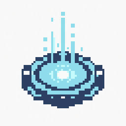 Teleporter Pad study 64x64 pixel art by angrypeacock788