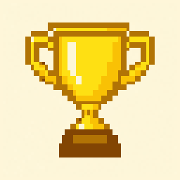 Trophy Cup study 64x64 pixel art by organicladybug306