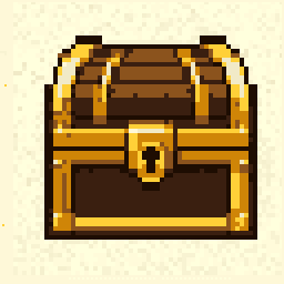 Harbor Treasure Chest Study 128x128 pixel art by goldenmouse194