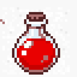 Mosslit Health Potion Study 32x32 pixel art by goldenmouse194