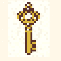 Harbor Magic Key Study 128x128 pixel art by goldenmouse194