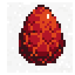 Lantern Dragon Egg Study 32x32 pixel art by goldenmouse194