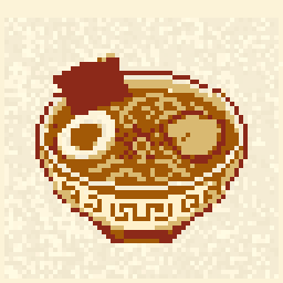 Hearth Ramen Bowl Study 64x64 pixel art by smallbird978