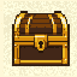 Workshop Treasure Chest Sprite 256x256 pixel art by goldenmeercat959