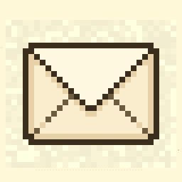 Mosslit Envelope Sprite 128x128 pixel art by greenkoala977