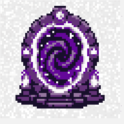 Hearth Magic Portal Token 256x256 pixel art by whitebear599