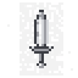 Mosslit Steel Dagger Token 32x32 pixel art by purplebutterfly527