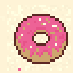 Cloud Donut Foundry 32x32 pixel art by organicladybug306
