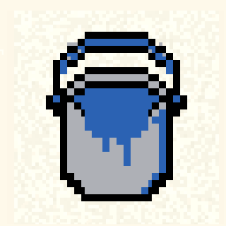 Meadow Paint Bucket Foundry 128x128 pixel art by organicladybug306