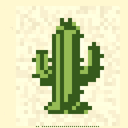 Cloud Tiny Cactus Drop 128x128 pixel art by ticklishfish263