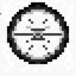 Cloud Bicycle Wheel Foundry 128x128 pixel art by purplebird400