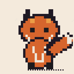 Hearth Red fox Sprite 64x64 pixel art by angrypeacock788