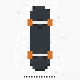 Tiny Skateboard Foundry 64x64 pixel art by angryelephant579