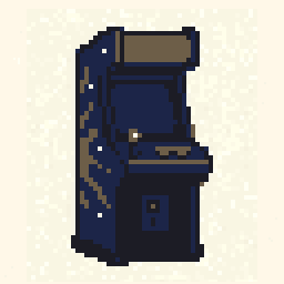 Mosslit Arcade Cabinet Relic 128x128 pixel art by happyzebra845