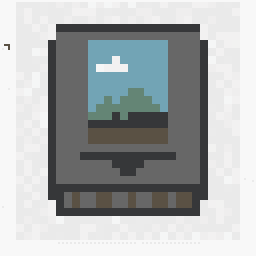 Copper Game Cartridge Badge 128x128 pixel art by beautifulleopard136
