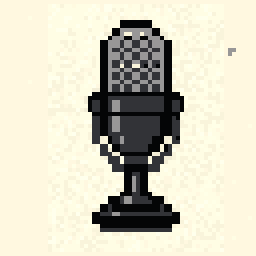 Garden Microphone Patch 64x64 pixel art by orangedog138