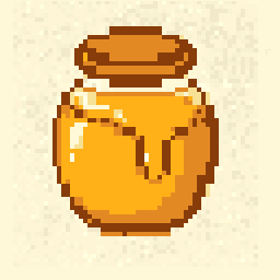 Workshop Honey Jar Patch 256x256 pixel art by orangedog138