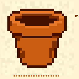 Garden Plant Pot Patch 64x64 pixel art by orangedog138