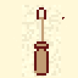 Hidden Screwdriver Sketch 64x64 pixel art by crazyduck632