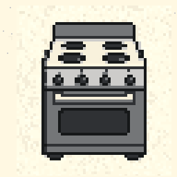 Cloud Kitchen Stove Relic 128x128 pixel art by crazygoose456