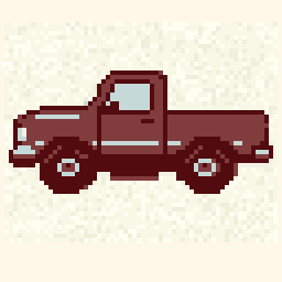 Copper Pickup Truck Relic 128x128 pixel art by crazygoose456