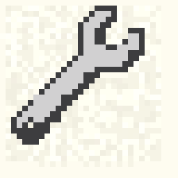 Lantern Wrench Badge 32x32 pixel art by bluecat379
