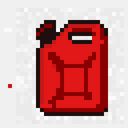 Pocket Fuel Can Badge 32x32 pixel art by blackfrog363