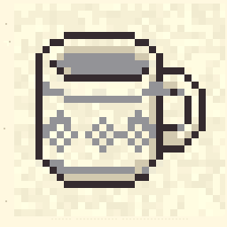 Lantern Tea Mug Sketch 128x128 pixel art by greenleopard239